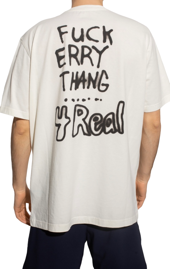 Heron Preston SS Tee OS F Errythang White | Hype Vault Kuala Lumpur