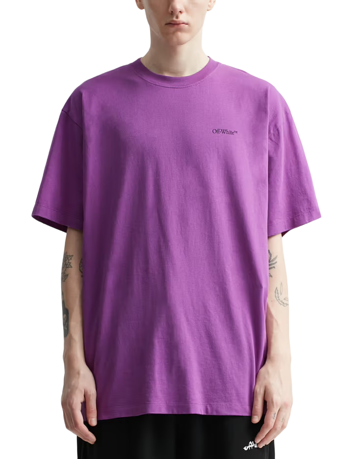 Off-White Jumbo Arrow Oversized S/S Orchid Black T-Shirt | Hype Vault Kuala Lumpur