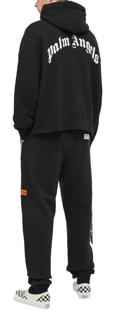 Palm Angels Small Pirate Bear Hoodie Black White | Hype Vault Kuala Lumpur