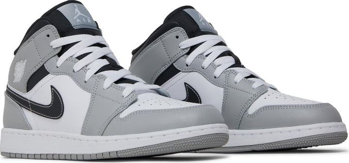 Air Jordan 1 Mid 'Light Smoke Grey Anthracite' (GS) (Size UK6/US6.5Y)