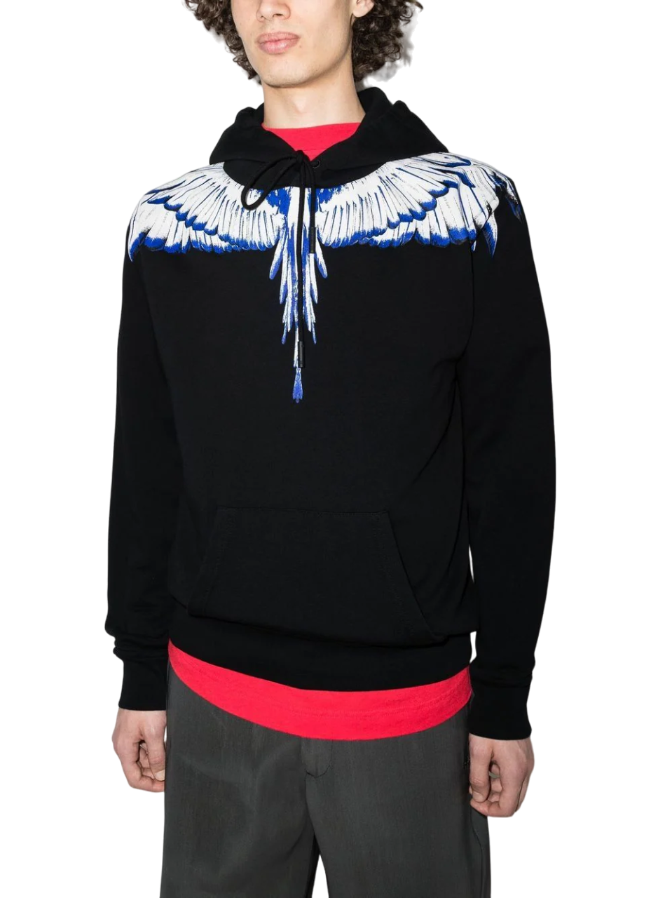Marcelo Burlon Icon Wings Regular Hoodie Black White | Hype Vault Kuala Lumpur