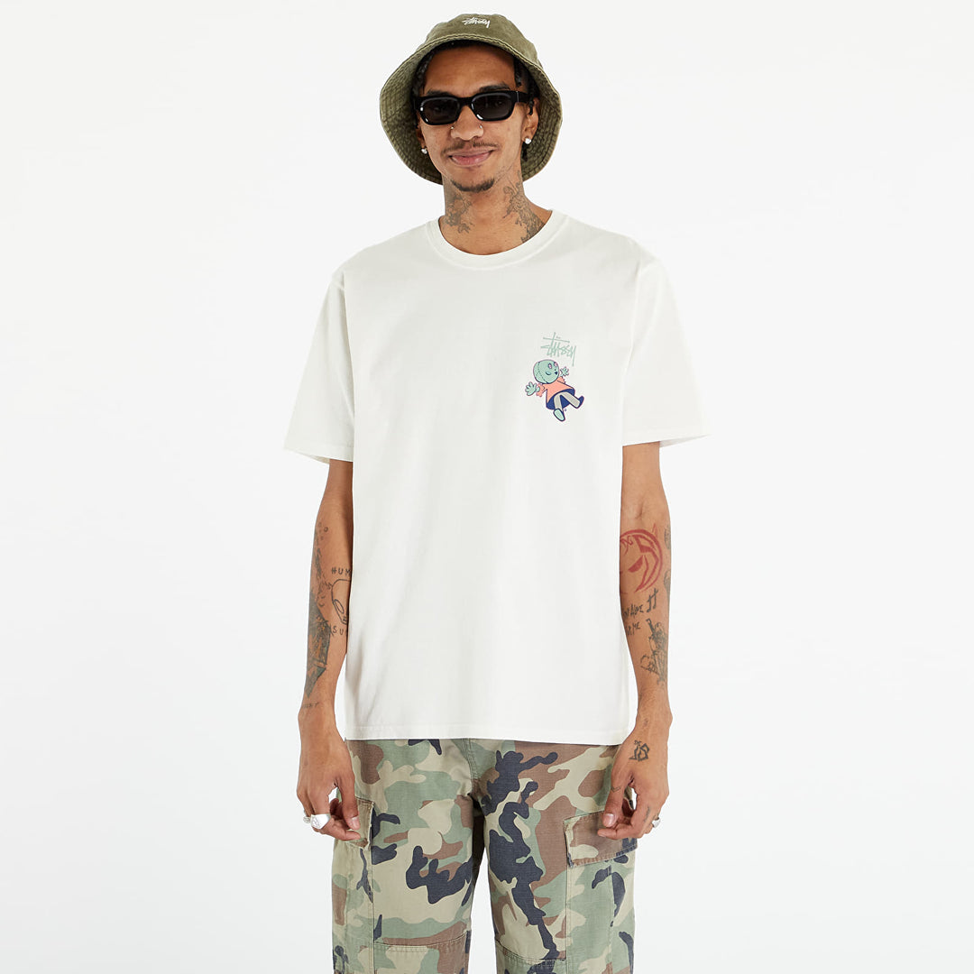 Stussy Dollie Pigment Dyed Tee Natural | Hype Vault Kuala Lumpur | Asia's Top Trusted High-End Sneakers and Streetwear Store | Guaranteed 100% authentic