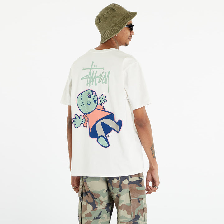 Stussy Dollie Pigment Dyed Tee Natural | Hype Vault Kuala Lumpur | Asia's Top Trusted High-End Sneakers and Streetwear Store | Guaranteed 100% authentic