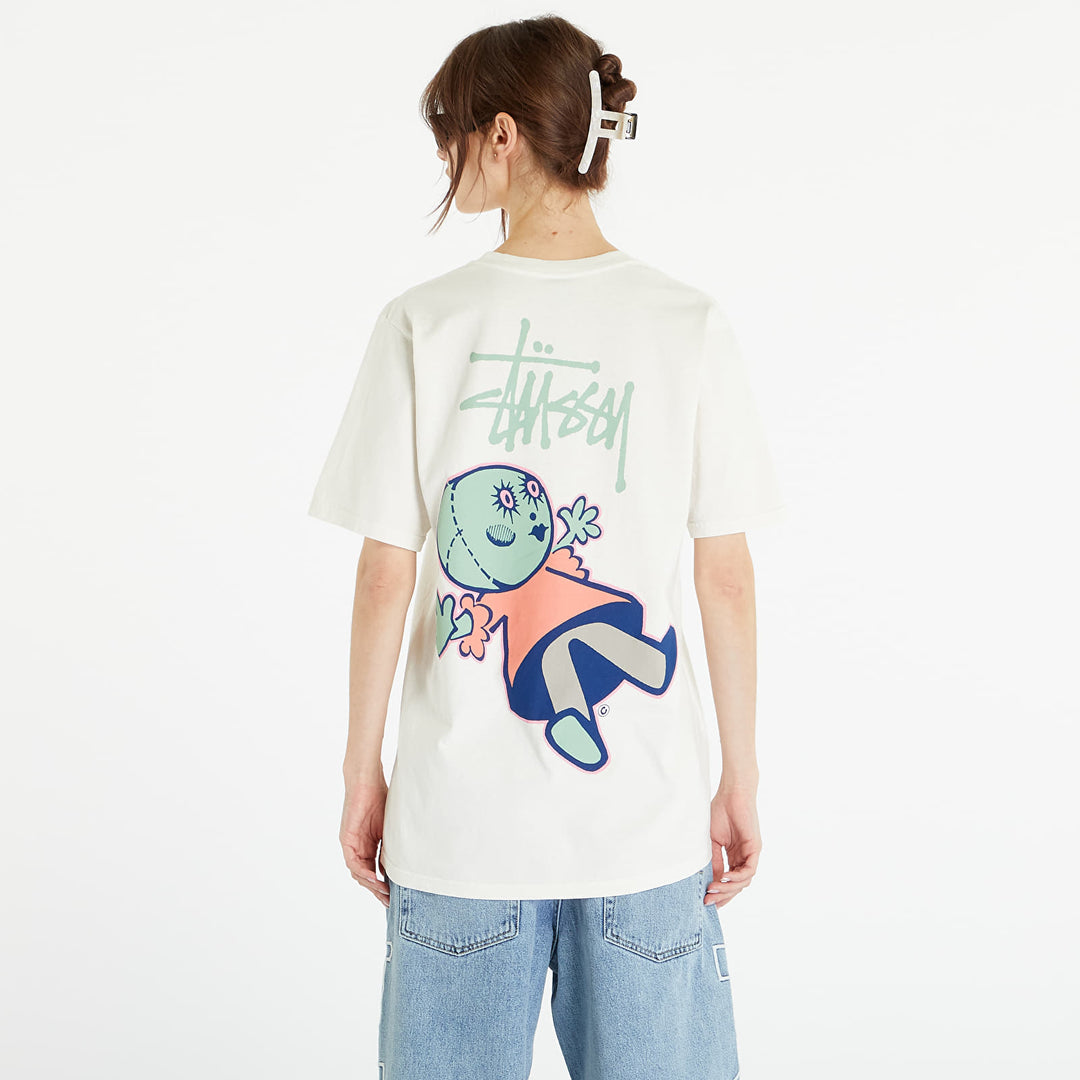 Stussy Dollie Pigment Dyed Tee Natural | Hype Vault Kuala Lumpur | Asia's Top Trusted High-End Sneakers and Streetwear Store | Guaranteed 100% authentic