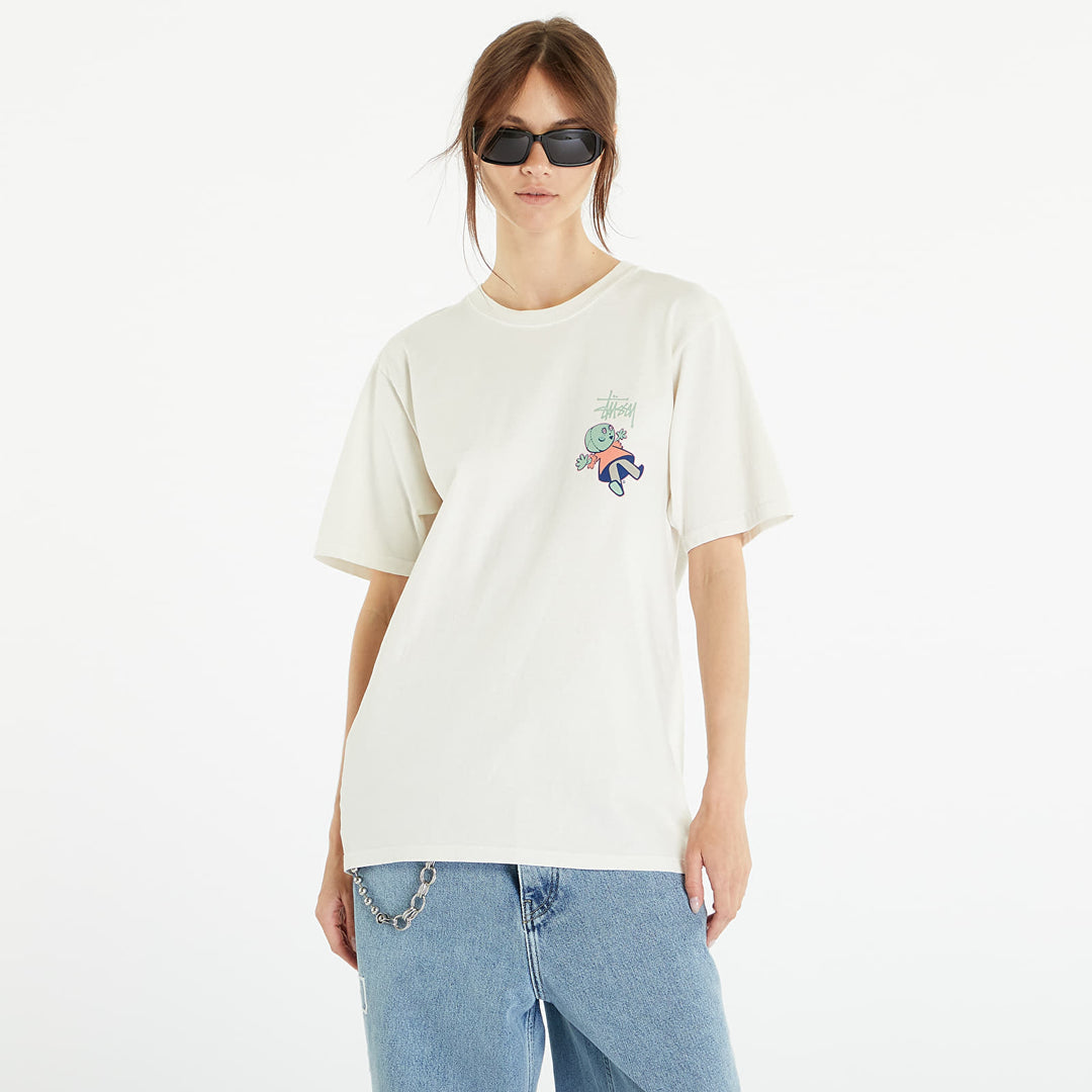 Stussy Dollie Pigment Dyed Tee Natural | Hype Vault Kuala Lumpur | Asia's Top Trusted High-End Sneakers and Streetwear Store | Guaranteed 100% authentic