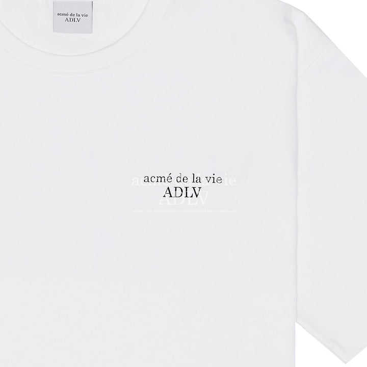 acmé de la vie (ADLV) Glossy Basic Logo Short Sleeve T-Shirt 2 White | Hype Vault Kuala Lumpur | Asia's Top Trusted High-End Sneakers and Streetwear Store
