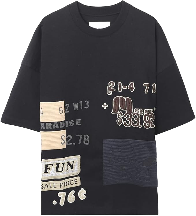 Jil Sander Graphic-Patch Cotton T-shirt Black | Hype Vault Kuala Lumpur