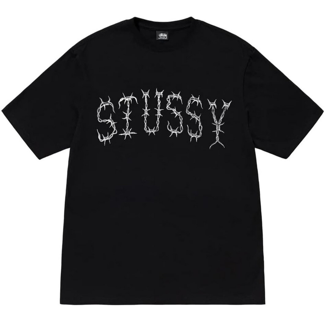 Stussy Barb Tee Black | Hype Vault Kuala Lumpur | Asia's Top Trusted High-End Sneakers and Streetwear Store