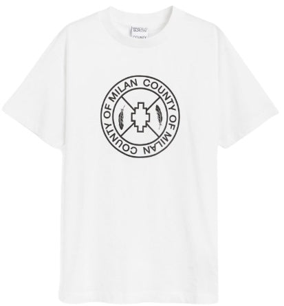 Marcelo Burlon Skate Cross Regular T-Shirt White Black | Hype Vault Kuala Lumpur