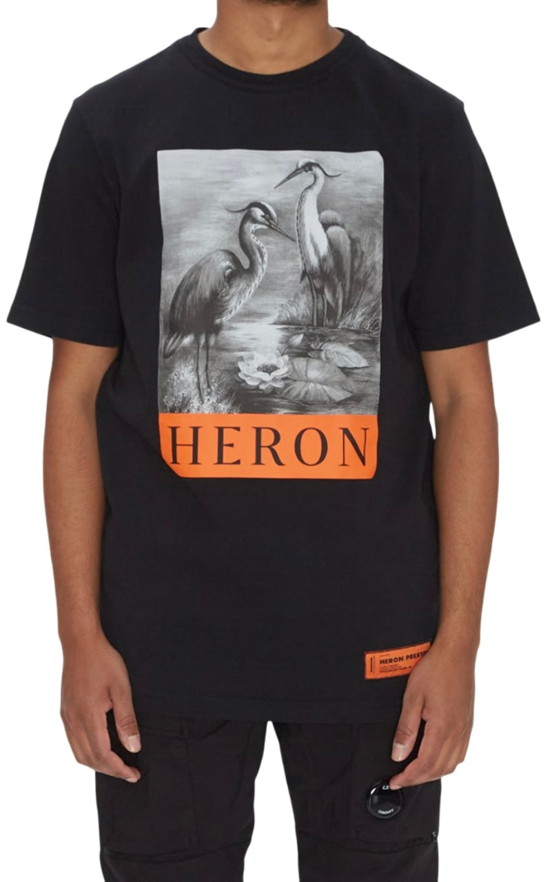 Heron Preston Heron BW Oversized T-Shirt Black White | Hype Vault Kuala Lumpur