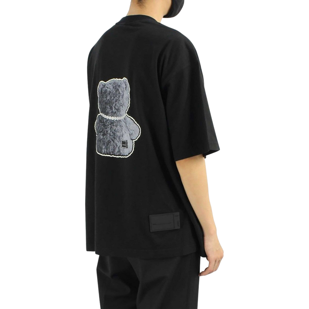 We11done Pearl Necklace Teddy T-Shirt Black | Hype Vault Kuala Lumpur