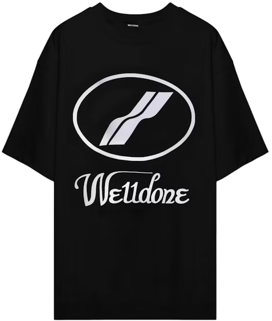 We11done Logo T-Shirt Black | Hype Vault Kuala Lumpur