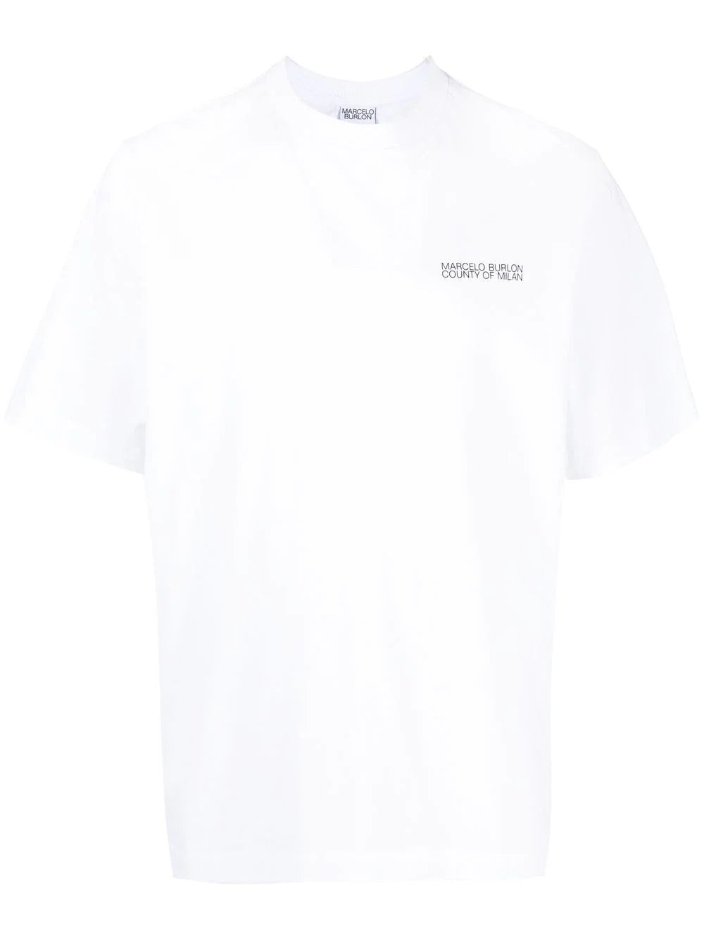 Marcelo Burlon Tempera Cross Over T-Shirt White | Hype Vault Kuala Lumpur
