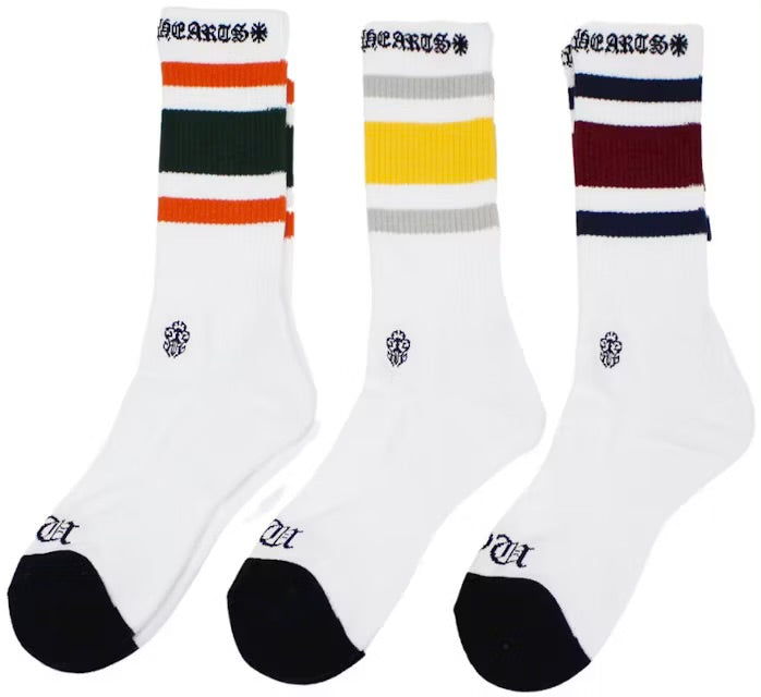 Chrome Hearts 3-Pack Miami Socks Multi | Hype Vault Kuala Lumpur