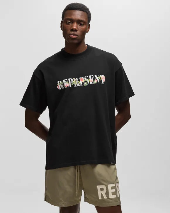 Represent Floral T-Shirt Black | Hype Vault Kuala Lumpur