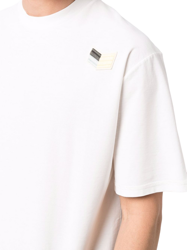 Jil Sander Logo Patch Crewneck T-Shirt White | Hype Vault Kuala Lumpur