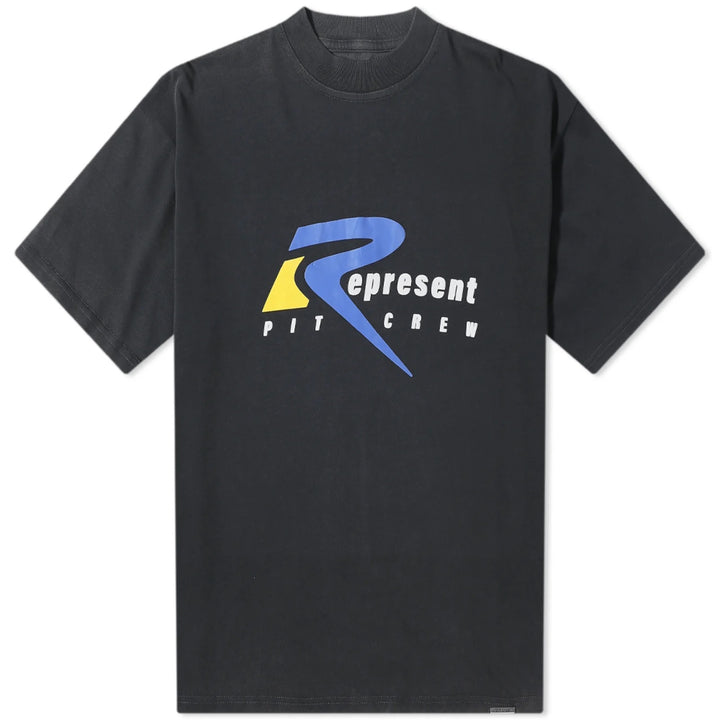 Represent Pit Crew T-Shirt Vintage Black | Hype Vault Kuala Lumpur