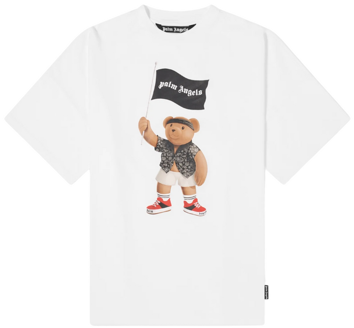 Palm Angels Pirate Bear Oversize T-Shirt White | Hype Vault Kuala Lumpur