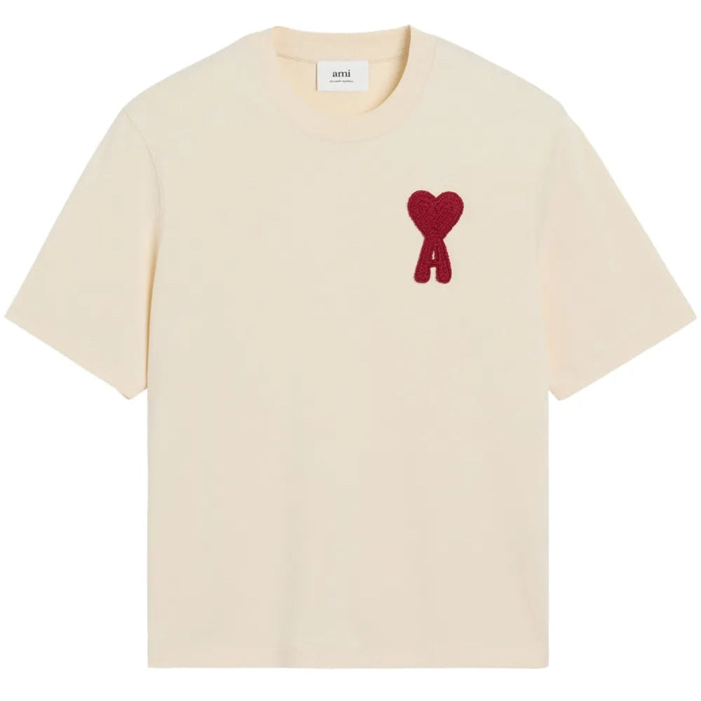 Ami De Coeur Patch T-Shirt Beige – Hype Vault