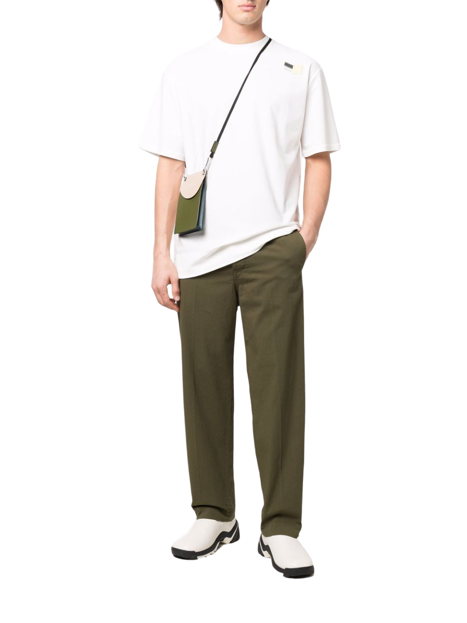 Jil Sander Logo Patch Crewneck T-Shirt White | Hype Vault Kuala Lumpur