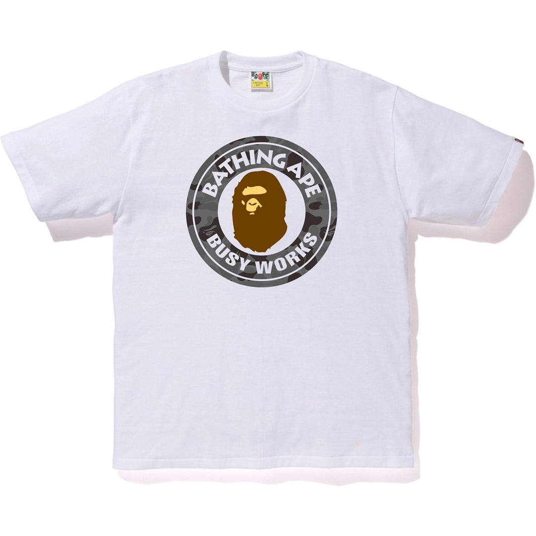 BAPE ABC Camo Busy Works Tee White BAPE ABC Camo Busy Works Tee White