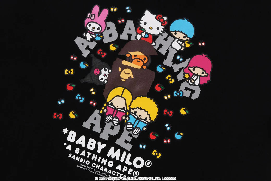 BAPE x Sanrio Characters II Ginza Exclusive Tee Black