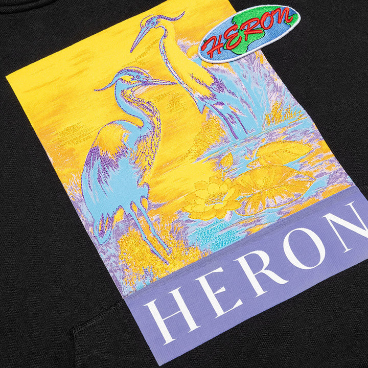 Heron Preston Heron KK22 Hoodie Black Yellow | Hype Vault Kuala Lumpur