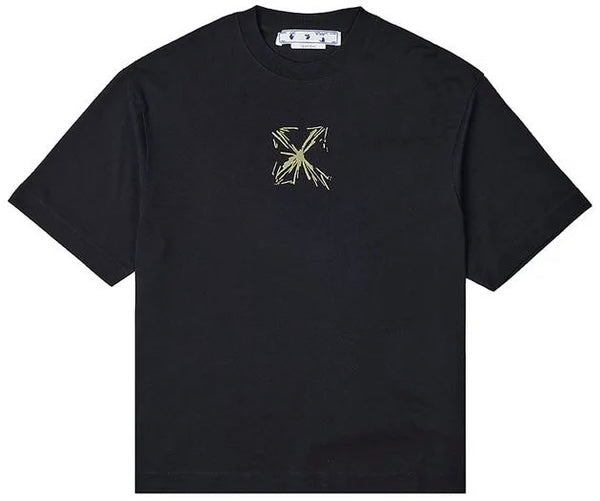 Off-White Splash Arr Oversized Skate S/S Black Beige T-Shirt | Hype Vault Kuala Lumpur