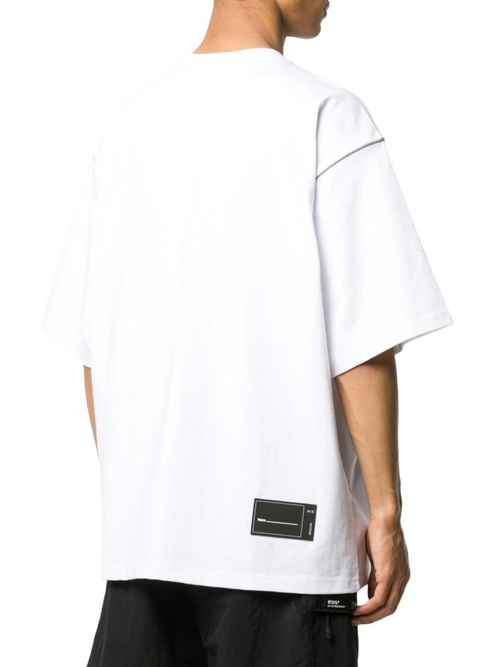 We11done Reflective Logo T-Shirt White | Hype Vault Kuala Lumpur