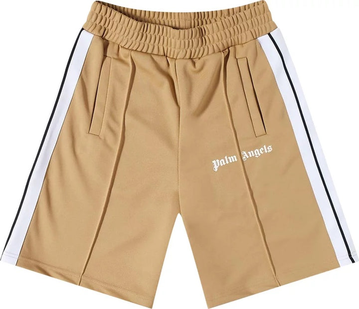 Palm Angels Classic Track Short Beige White | Hype Vault Kuala Lumpur