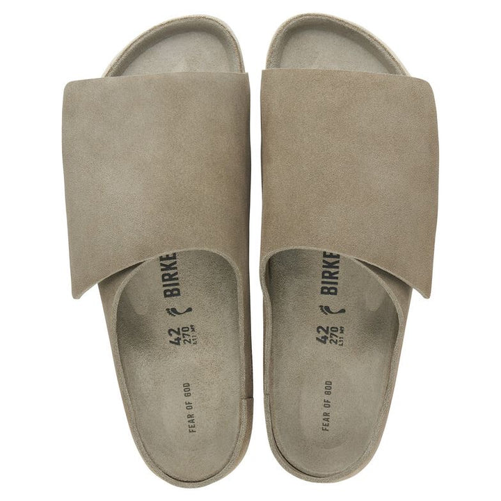 Fear Of God x Birkenstock Los Feliz Suede Taupe | Hype Vault Kuala Lumpur