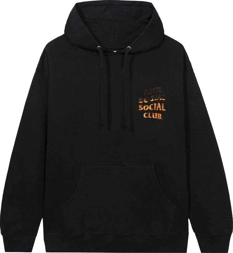 Anti Social Social Club A Fire Inside Flame Black Hoodie | Hype Vault Kuala Lumpur