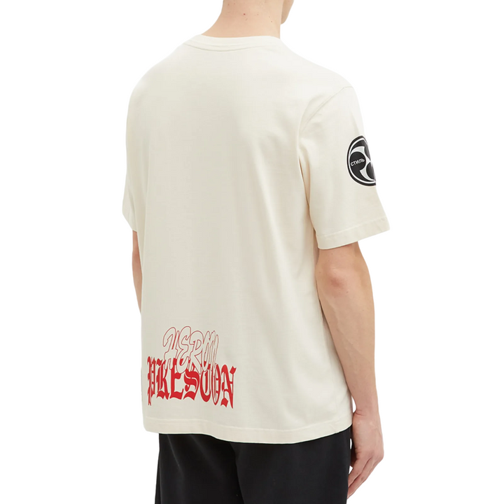 Heron Preston Flaming Skull T-Shirt Off White | Hype Vault Kuala Lumpur