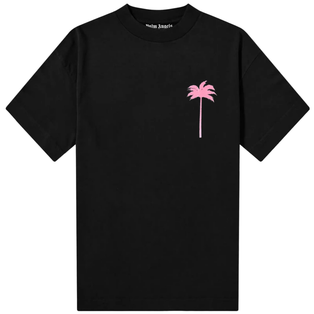 Palm Angels Palm Tree T-Shirt Black Fuchsia | Hype Vault Kuala Lumpur