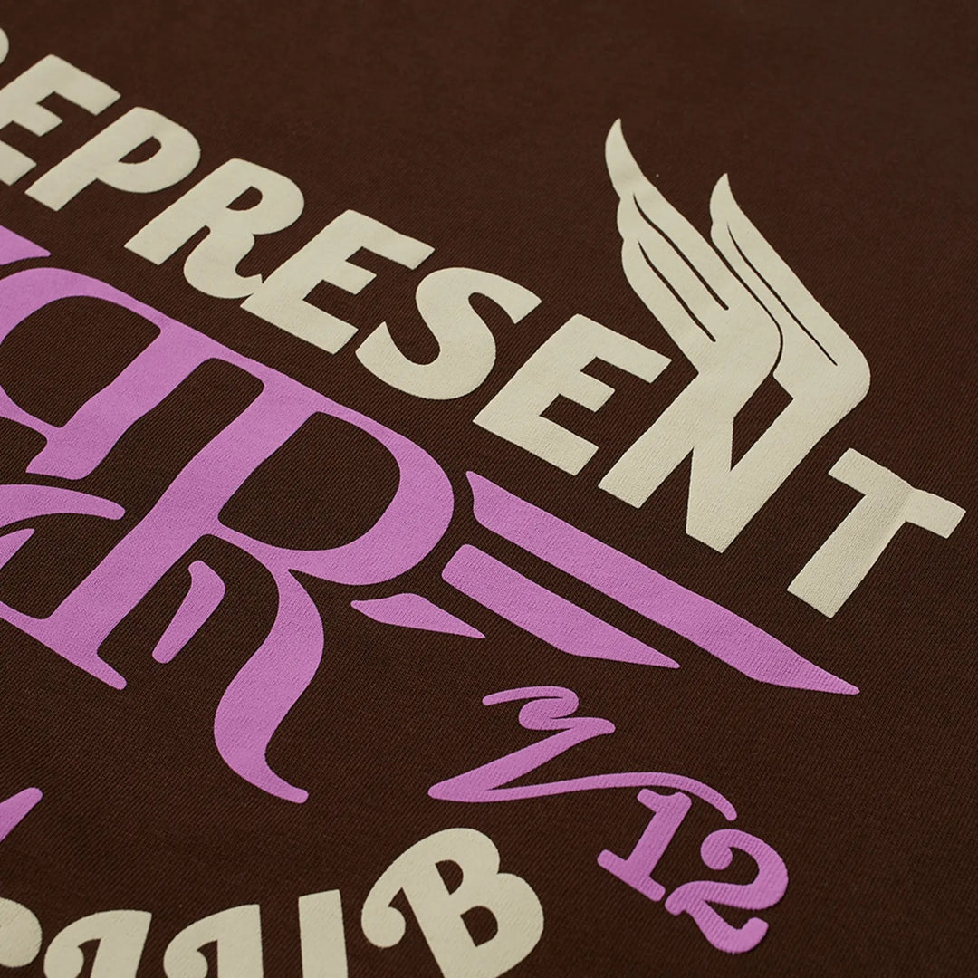 Represent Racing Club T-Shirt Vintage Brown | Hype Vault Kuala Lumpur