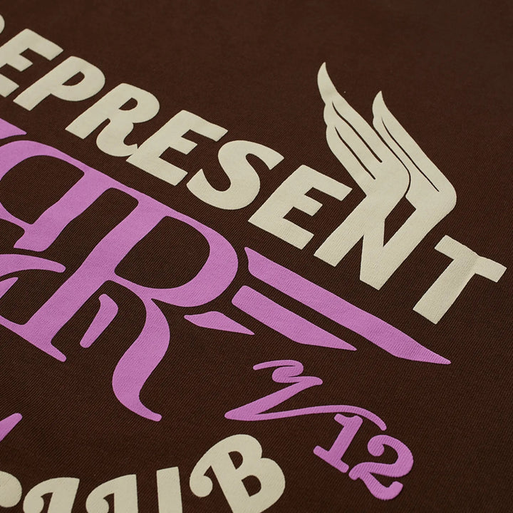 Represent Racing Club T-Shirt Vintage Brown | Hype Vault Kuala Lumpur