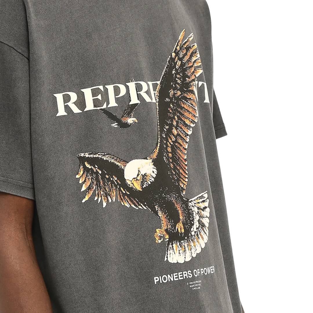 Represent Pioneers Of Power T-Shirt Vintage Grey | Hype Vault Kuala Lumpur