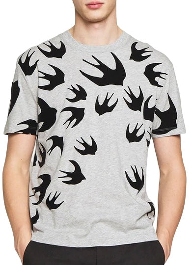 McQ Alexander McQueen Swallow Degradé T-Shirt Grey | Hype Vault Kuala Lumpur