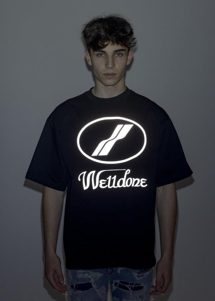 We11done Logo T-Shirt Black | Hype Vault Kuala Lumpur