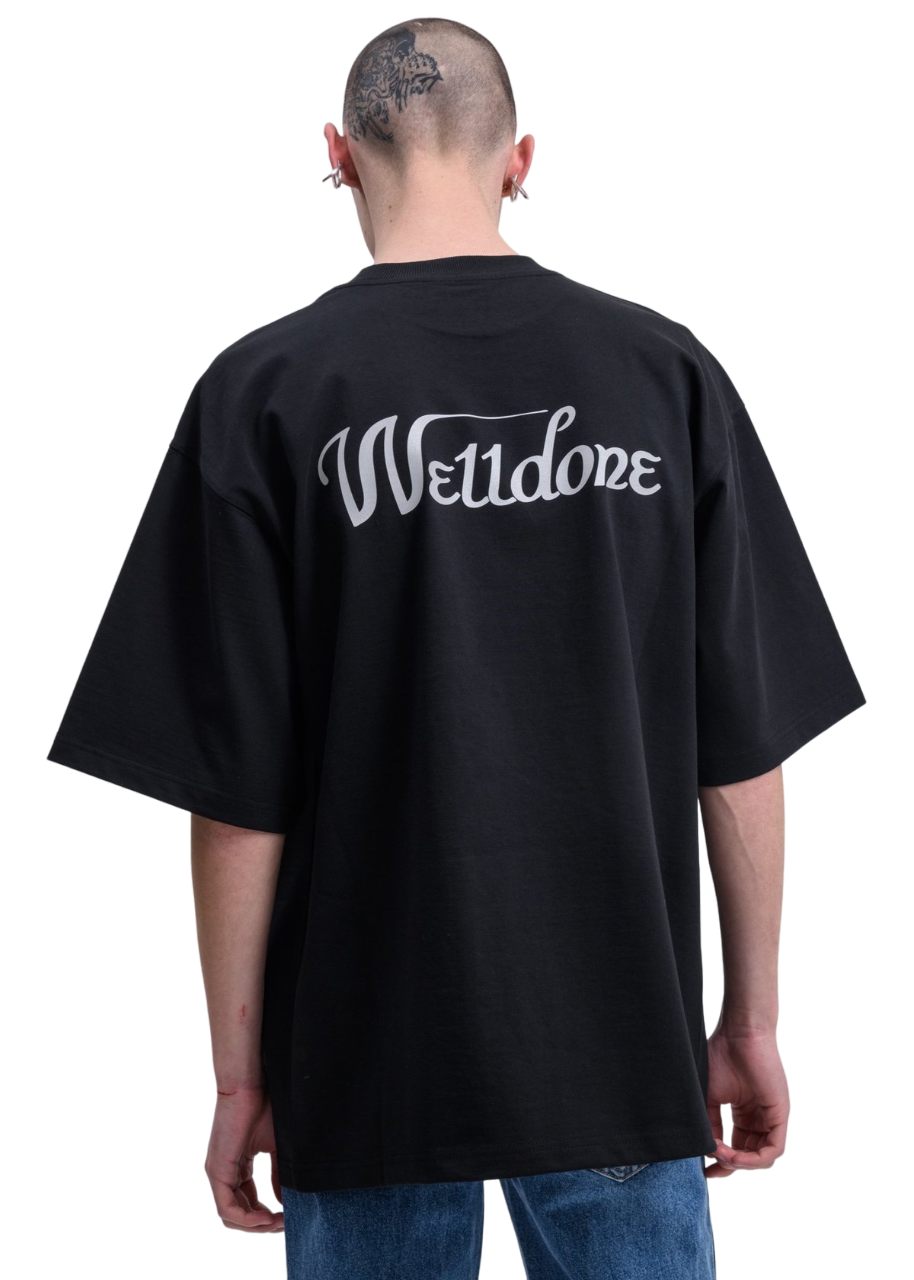 We11done Logo T-Shirt Black | Hype Vault Kuala Lumpur