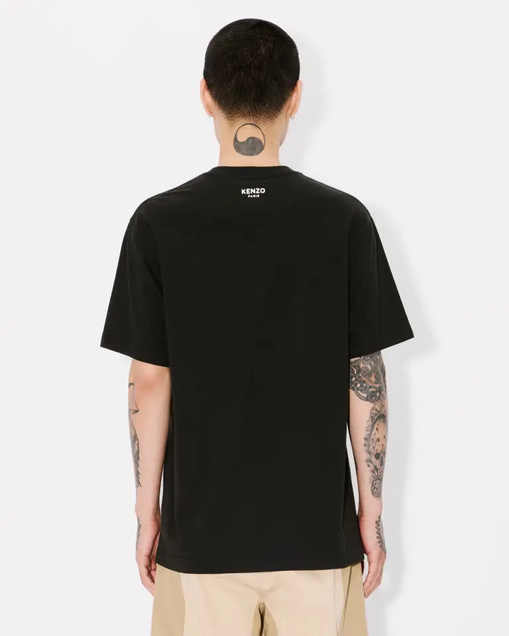 Kenzo Pop Crest Embroidered T-Shirt Black