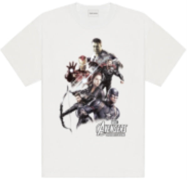 Charlie Luciano Avengers T-Shirt T1 White | Hype Vault Kuala Lumpur