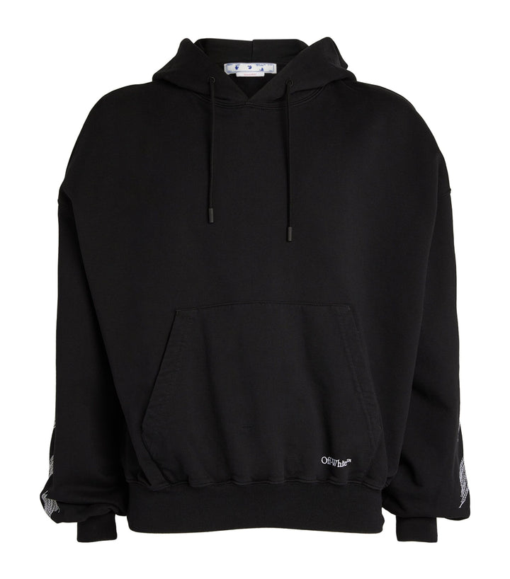 Off-White Scribble Diag Boxy Black Hoodie
