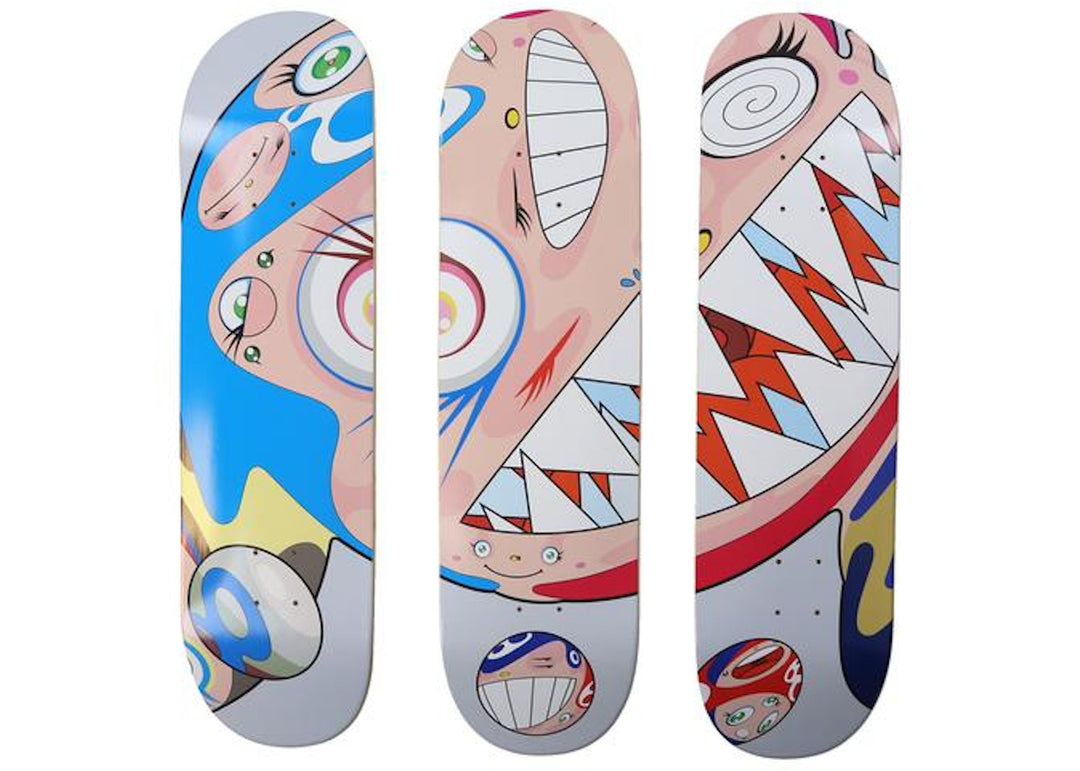 Takashi Murakami Flying Dob Skateboard Deck Set MulticolorĀ | Hype Vault Kuala Lumpur | Asia's Top Trusted High-End Sneakers and Streetwear Store