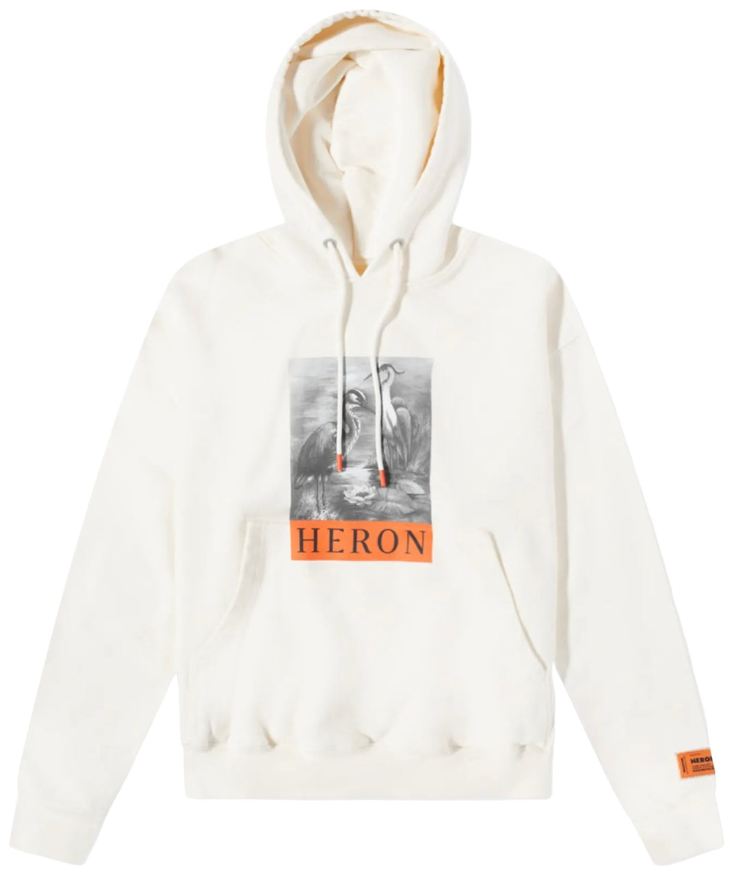 Heron Preston Heron BW Hoodie White Black | Hype Vault Kuala Lumpur