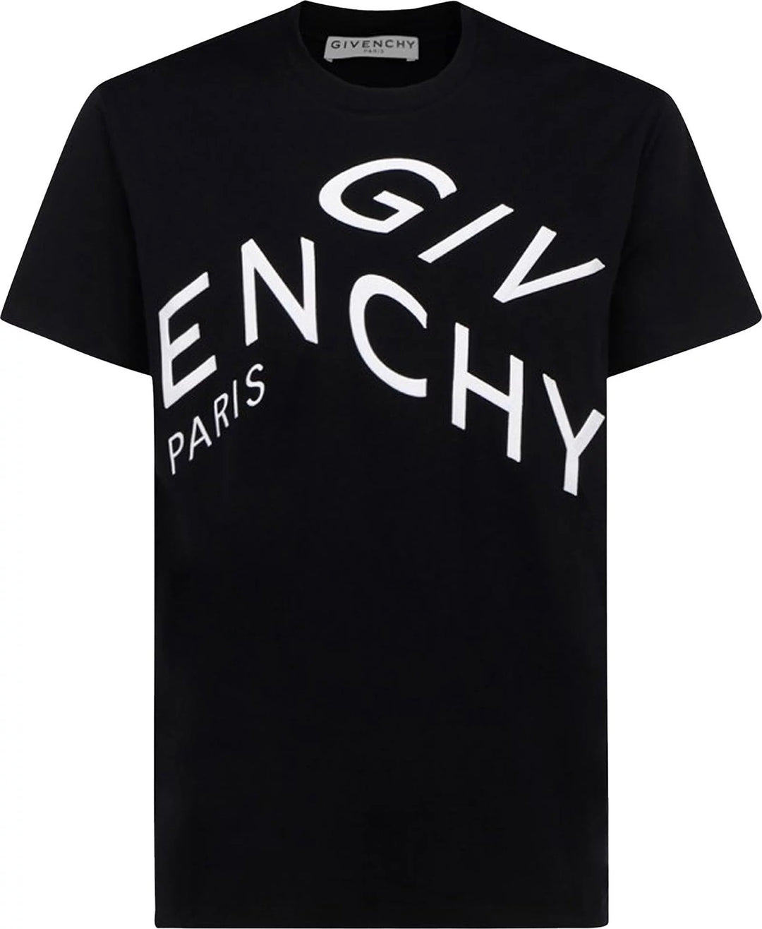 Givenchy Refracted Embroidered Logo T-Shirt Black Oversized Fit | Hype Vault Kuala Lumpur
