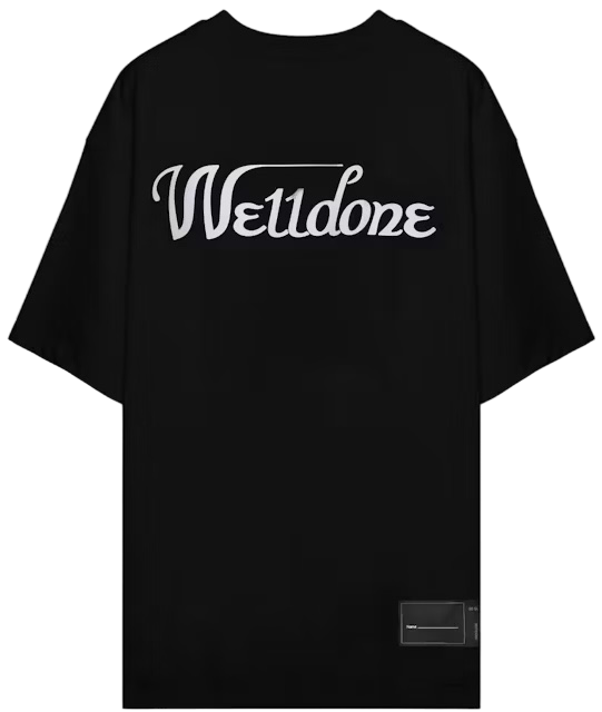 We11done Logo T-Shirt Black | Hype Vault Kuala Lumpur