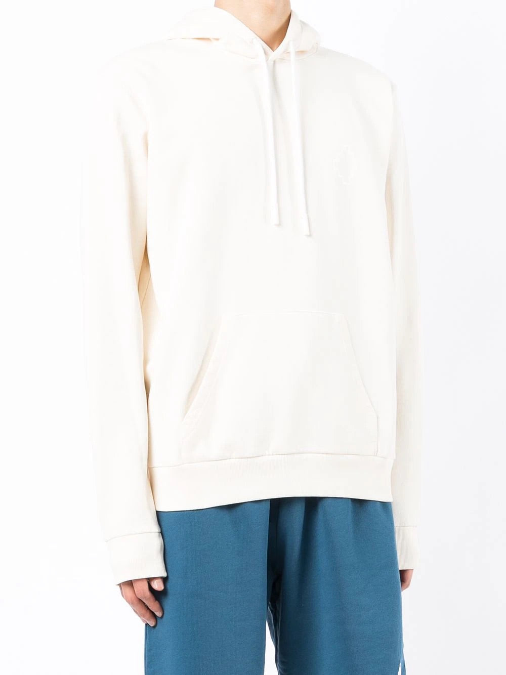 Marcelo Burlon Tempera Cross Regular Hoodie Ecru White | Hype Vault Kuala Lumpur