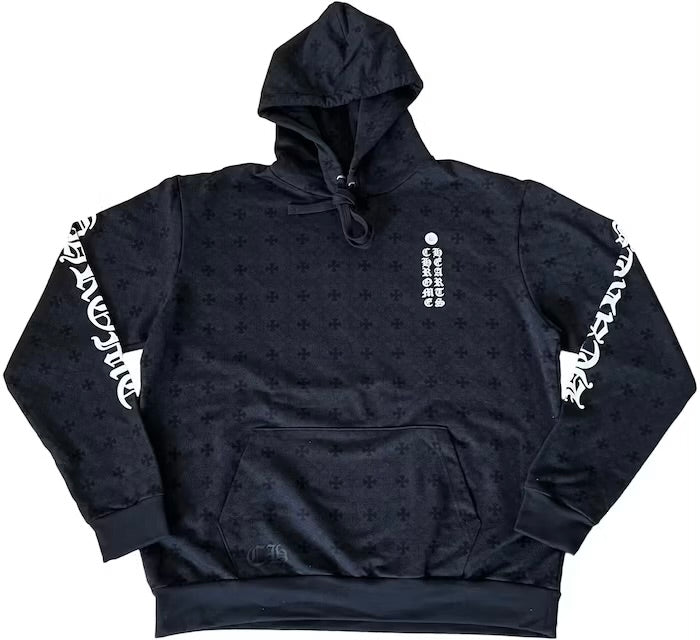 Chrome Hearts Plus Cross Allover Print With Horseshoe Logo Hoodie | Hype Vault Kuala Lumpur