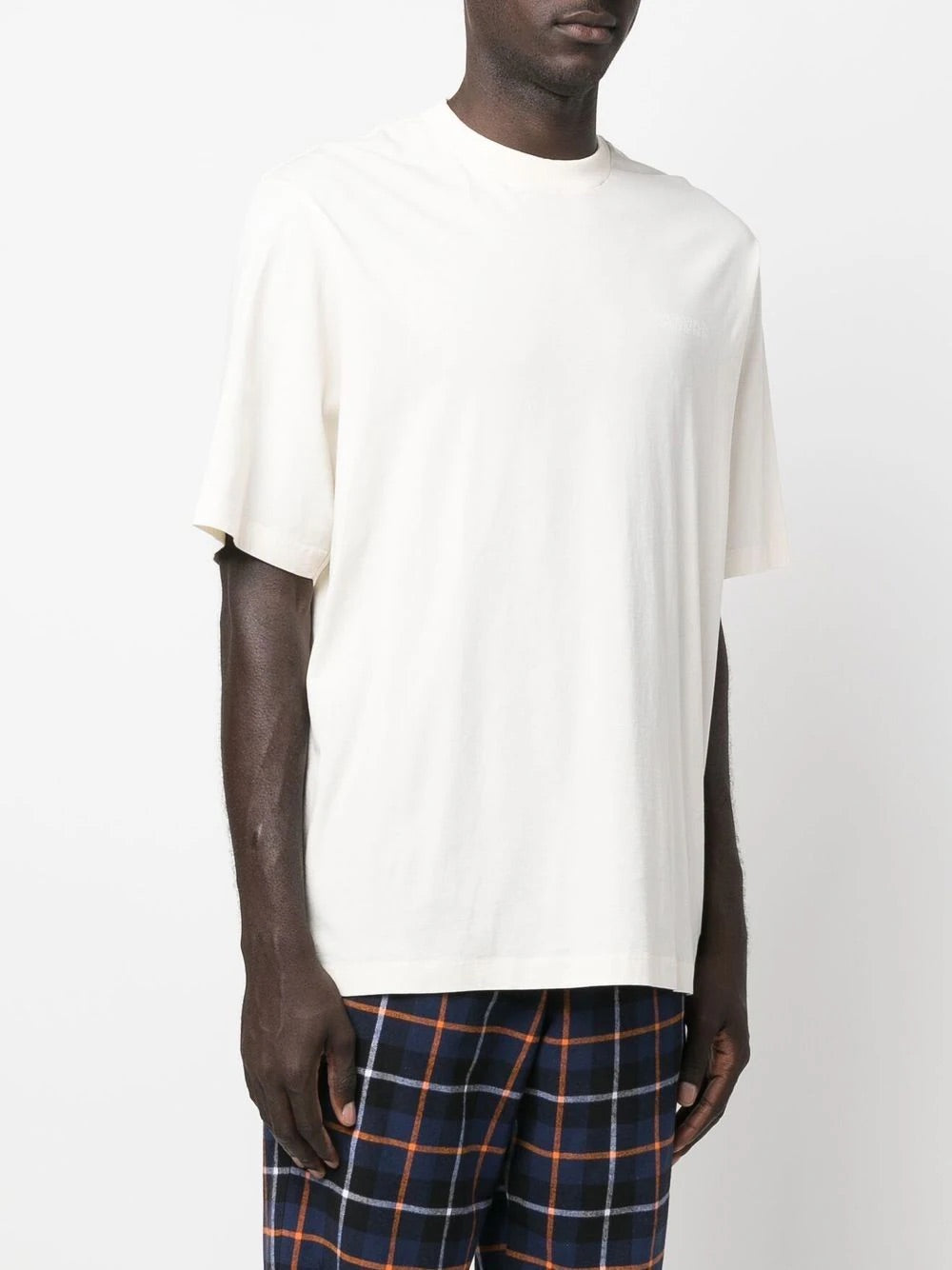 Marcelo Burlon Tempera Cross Regular T-Shirt Ecru White | Hype Vault Kuala Lumpur